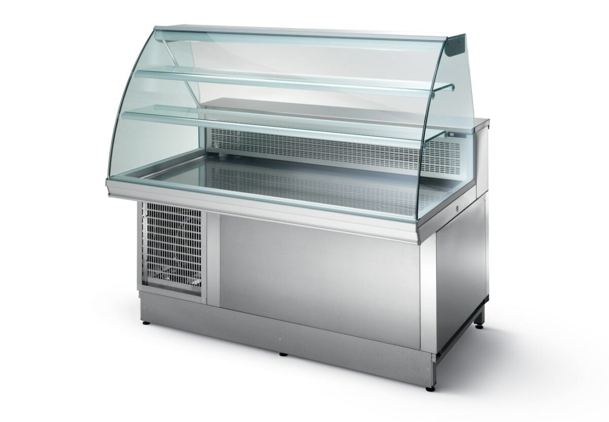 Vitrine snack arrondie - Stiltek