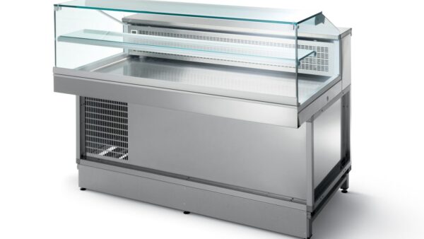 Vitrine snack basse et droite - Stiltek